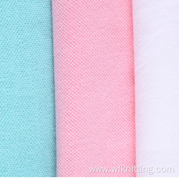 Single Casual Plain Dye 100% Cotton Pique Fabric